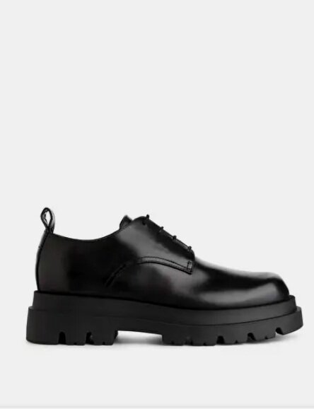 Chunky Derby Leather Shoes