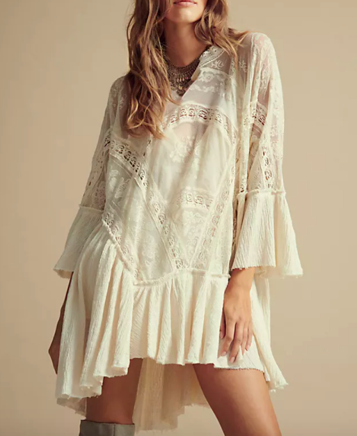 FP Layered In Lace Swing Dress