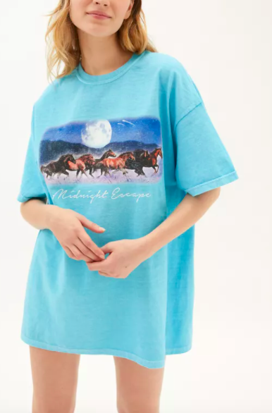 UO Midnight Escape T-Shirt Dress
