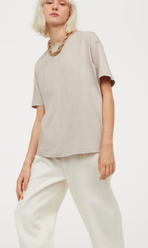 HM Wide-cut Cotton T-shirt