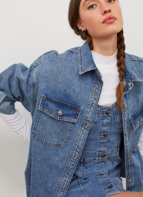 HM Oversized Denim Shirt