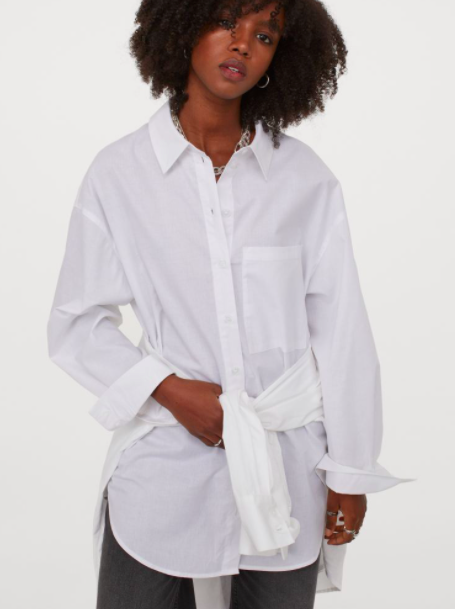 HM Oversized Cotton Shirt