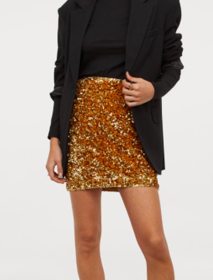 HM Sequined Skirt