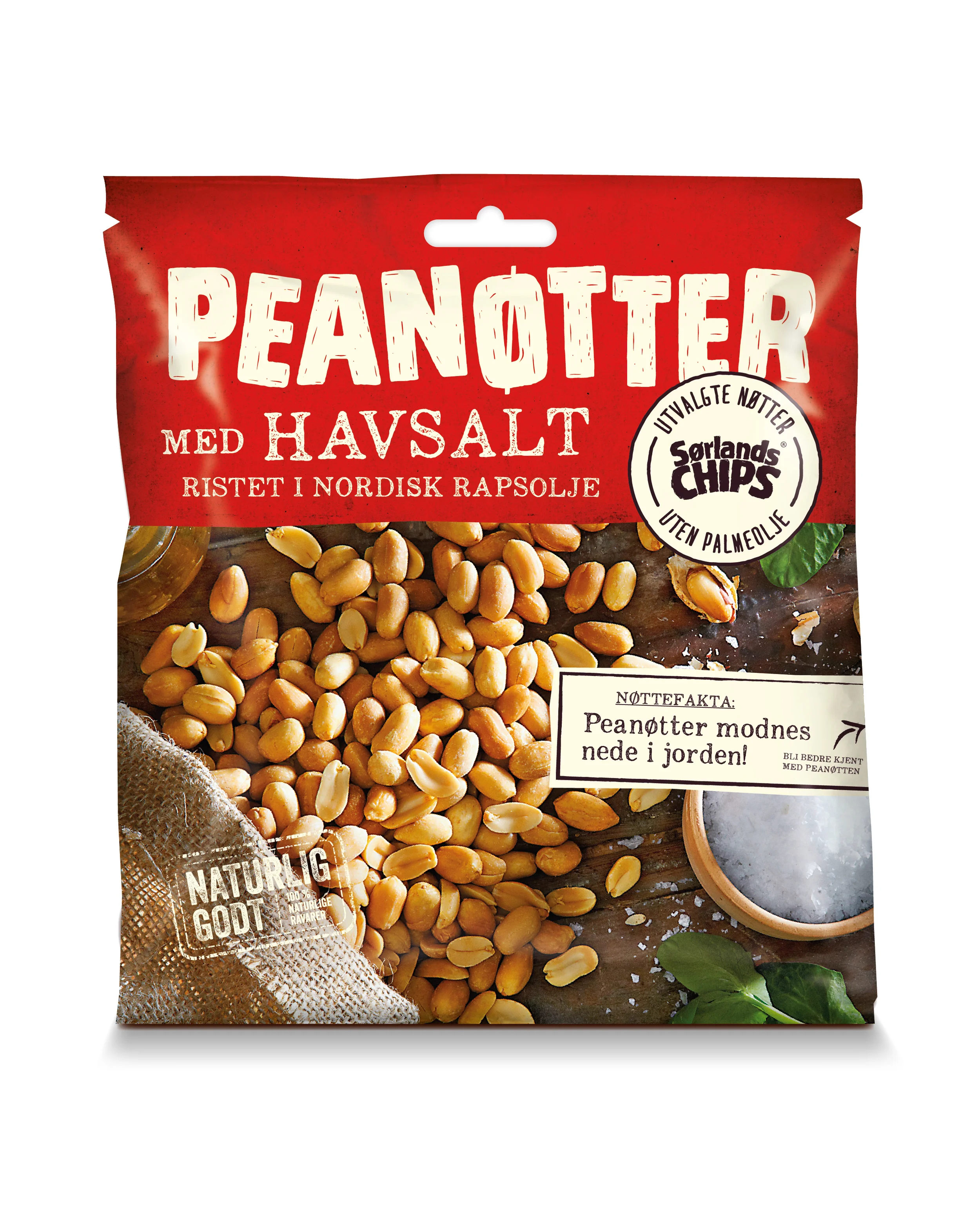 Peanøtter, Sørlandschips.