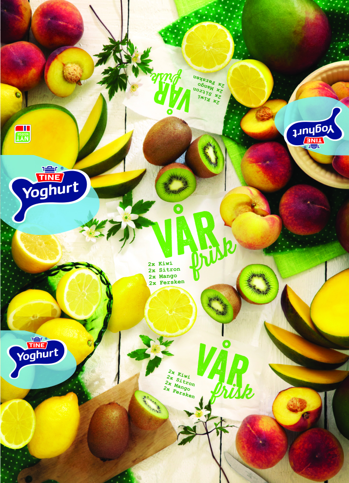 TINE yoghurt-spring.
