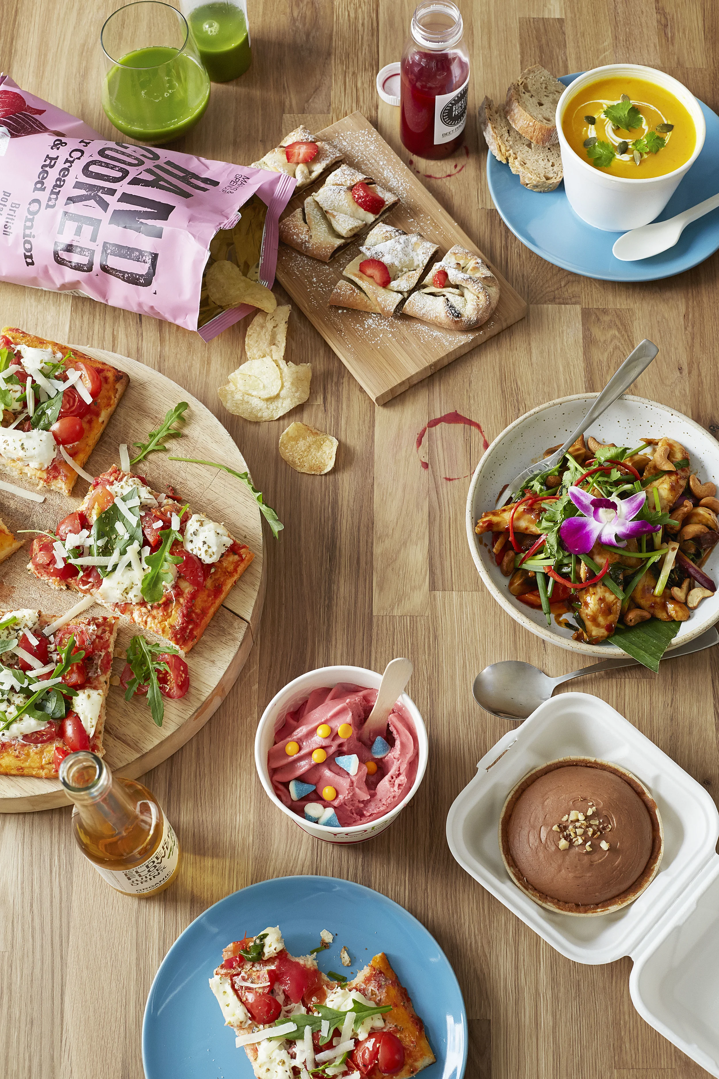 Campaign for Steen & Strøm Food Court.