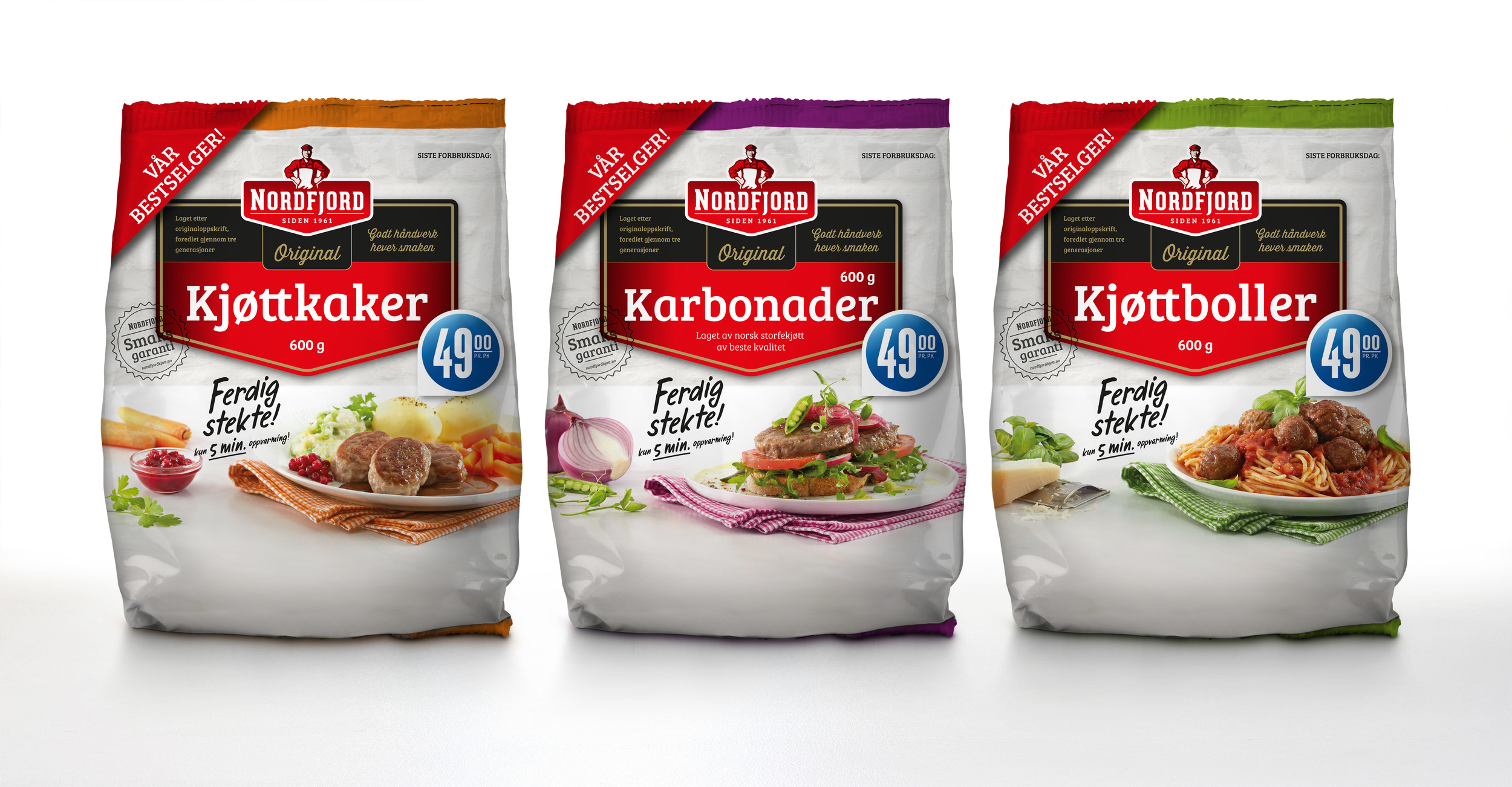 Packaging, Nordfjord kjøtt.