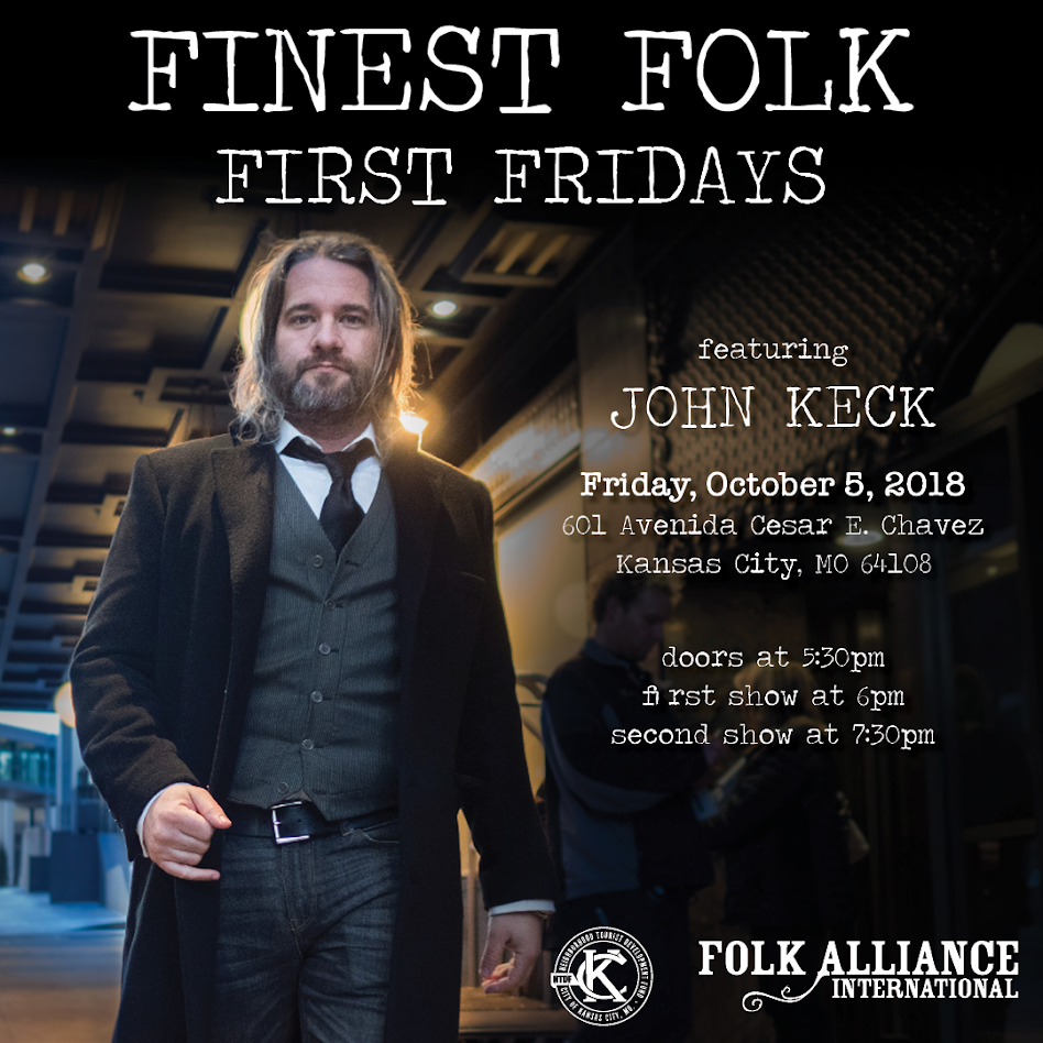 Finest Folk First Fridays featuring John L Keck