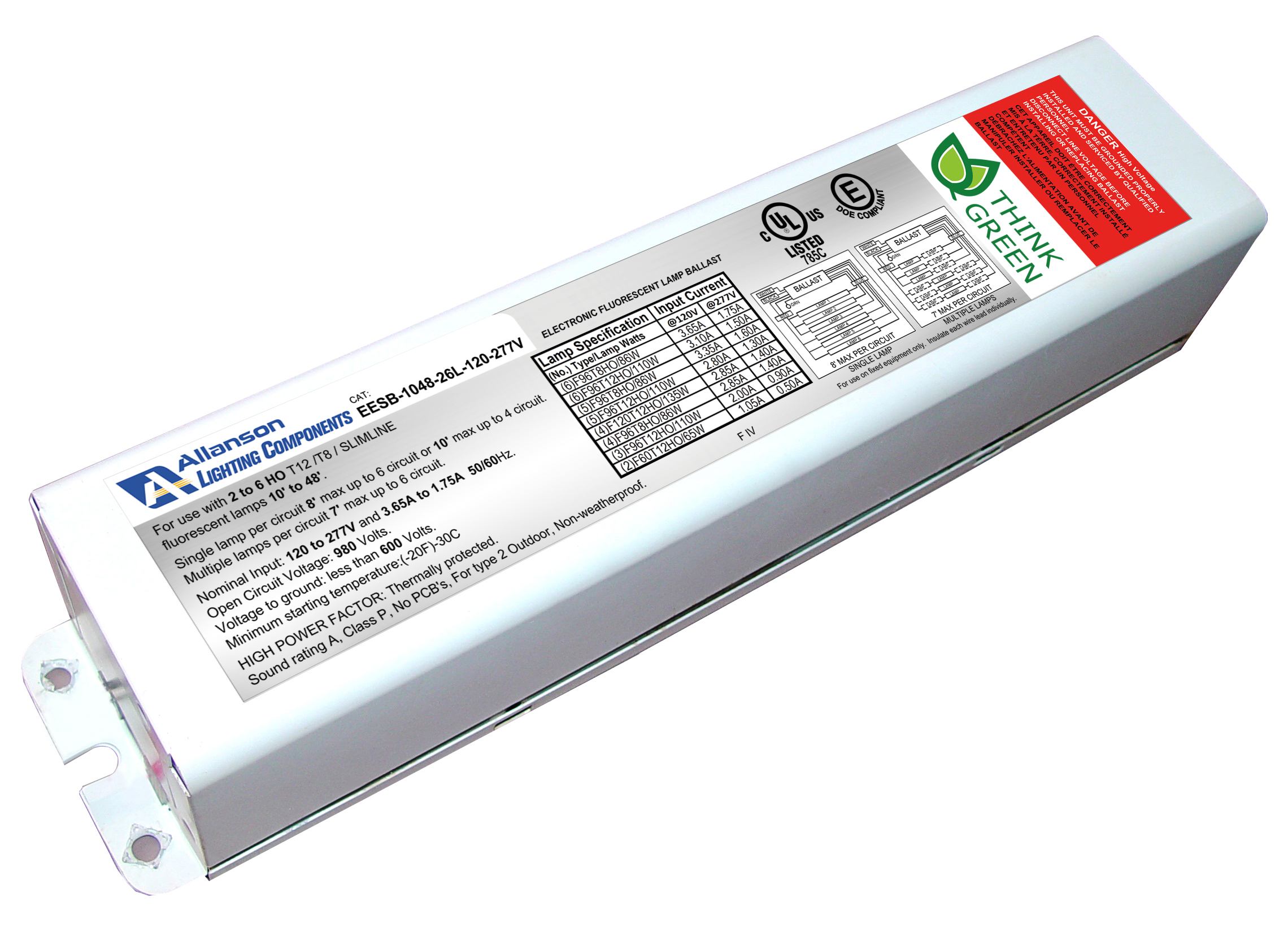 Ballasts H. H. Zimmern Sign Supply Inc
