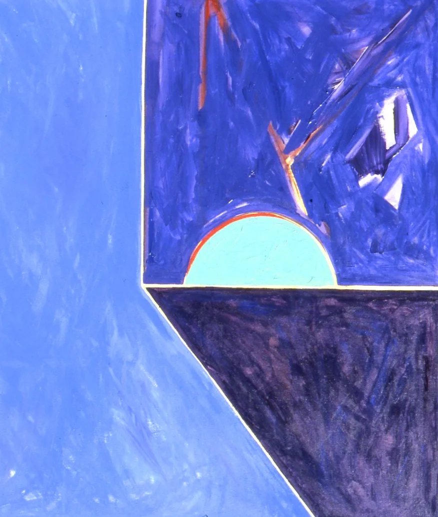 acrylic on canvas 40 in. x 60 in. 1986