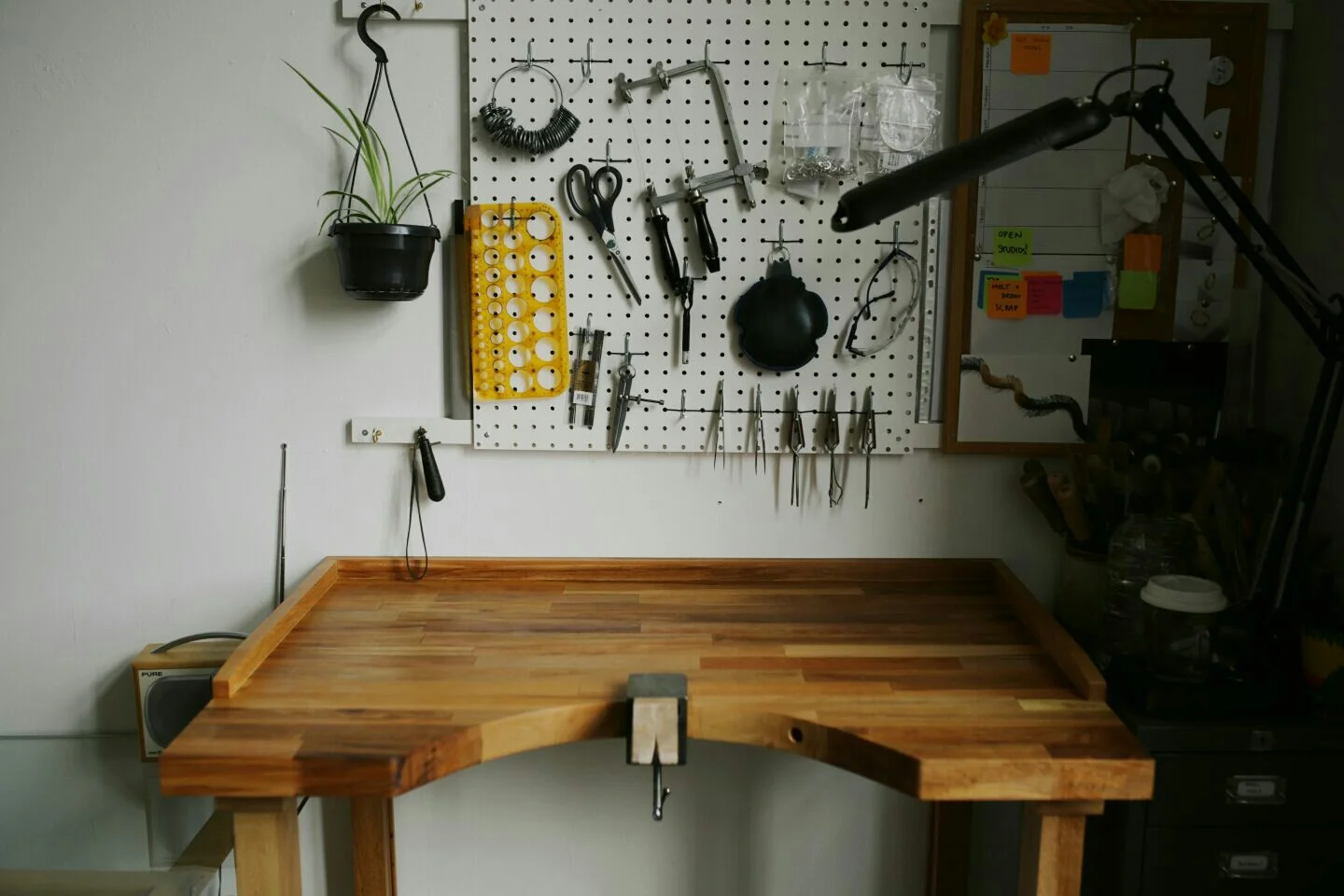 New jewellery bench — HEATHER WOOF