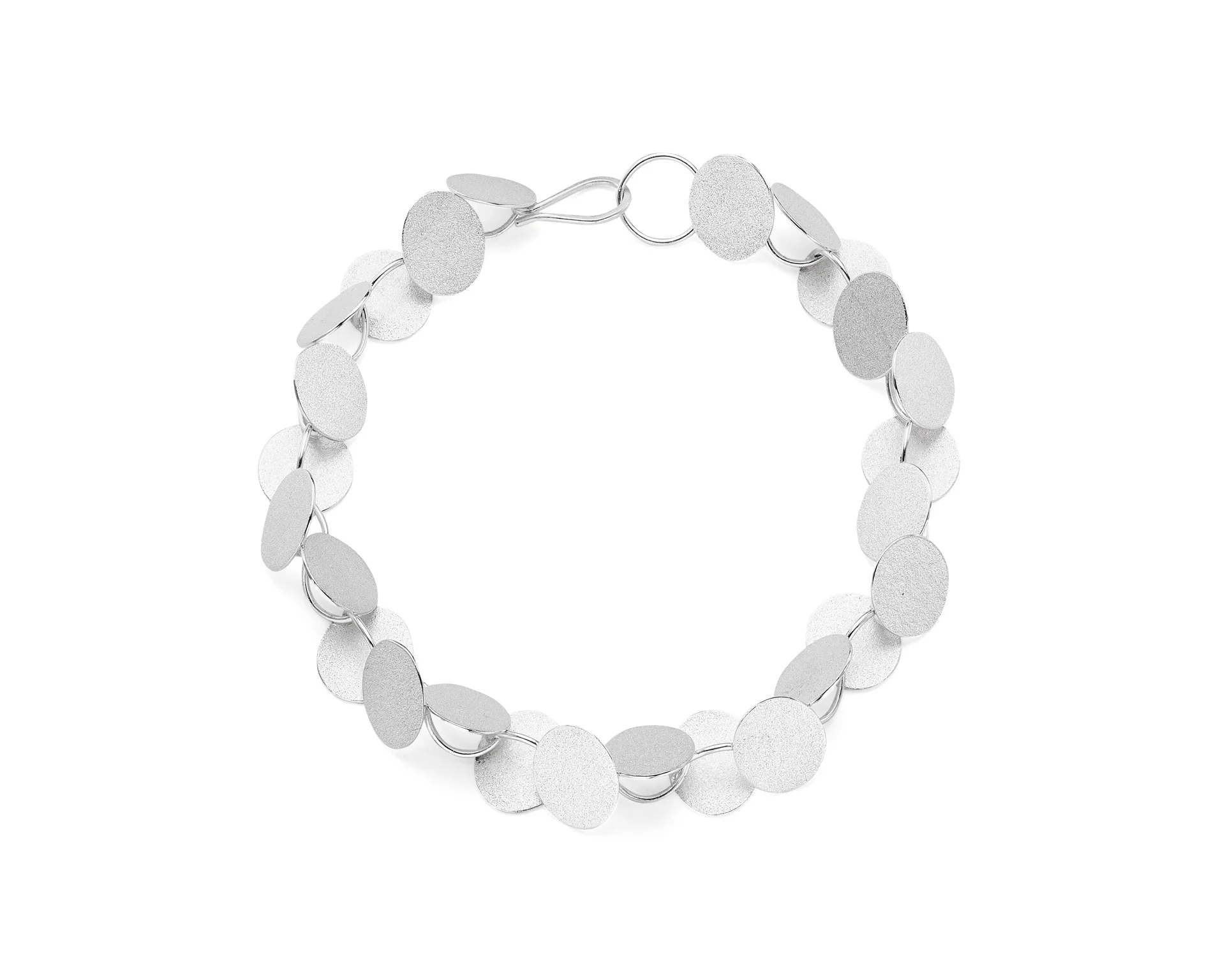 Bold rhythm bracelet Sterling silver