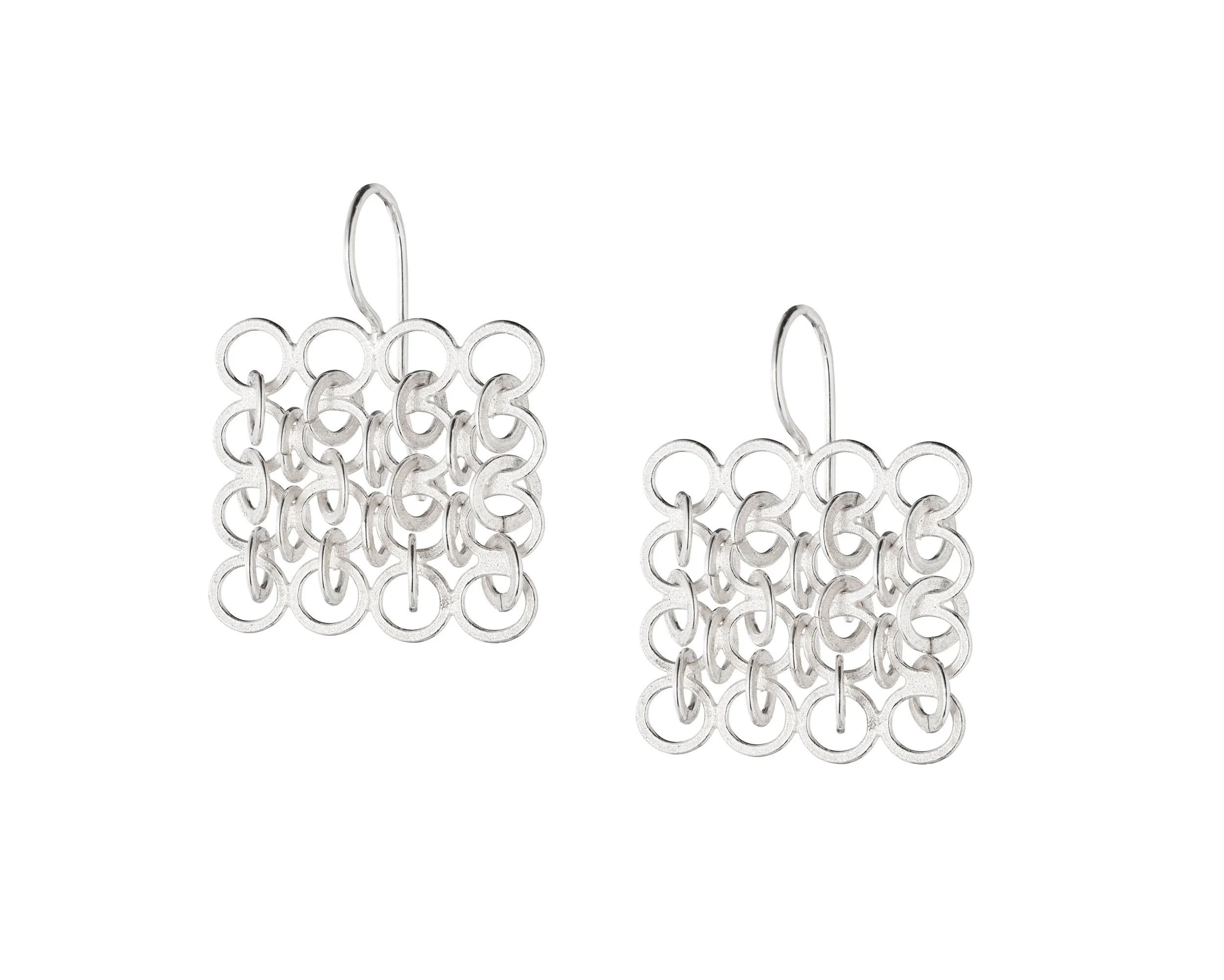 Quiver earrings - silver