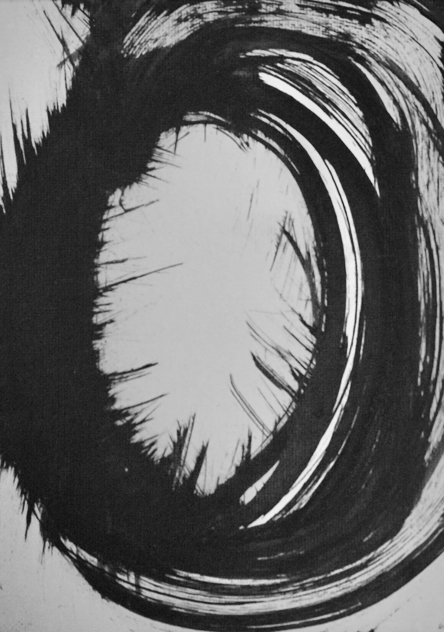 Black & White 5x7 Ink Painting