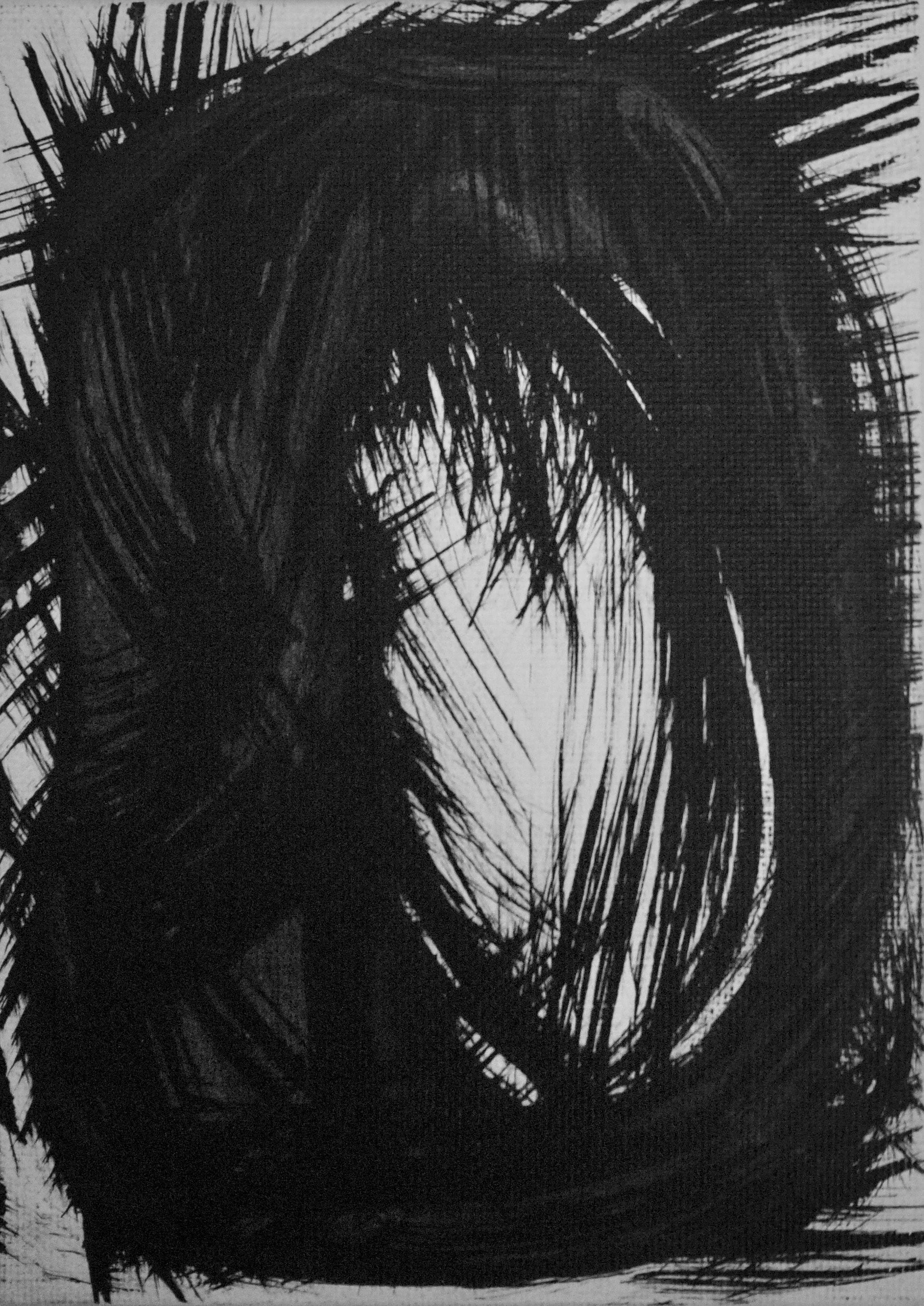 Black & White 5x7 Ink Painting