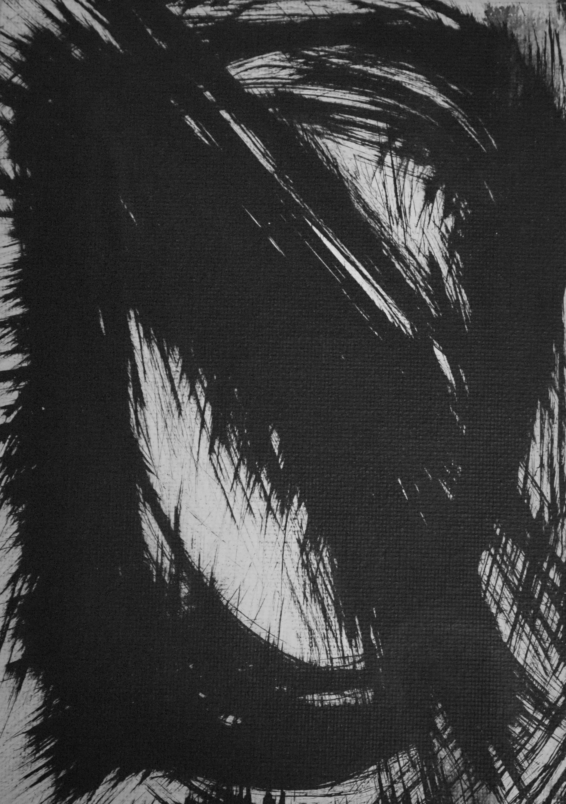 Black & White 5x7 Ink Painting