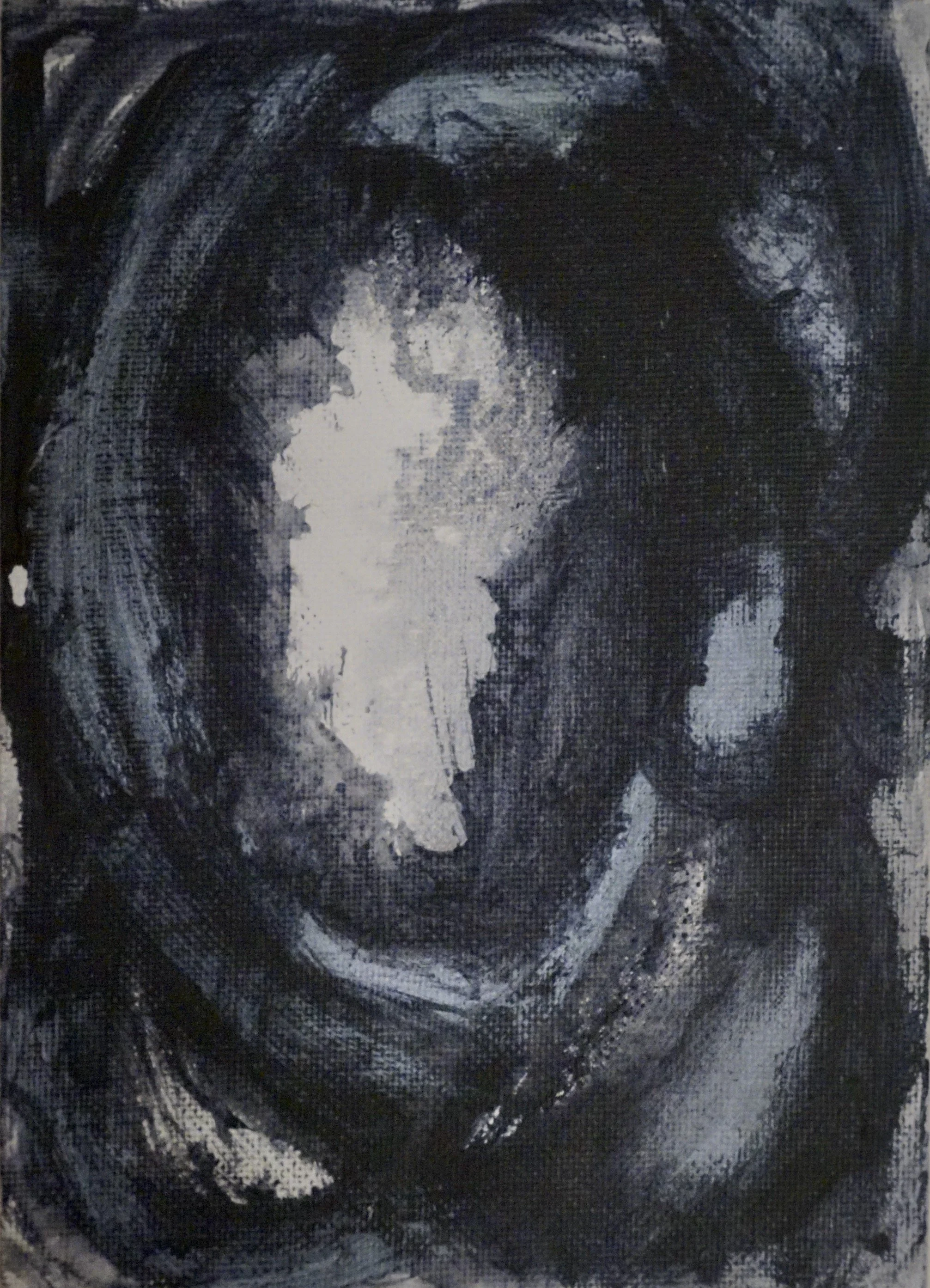 Abstract  5x7 Ink Painting