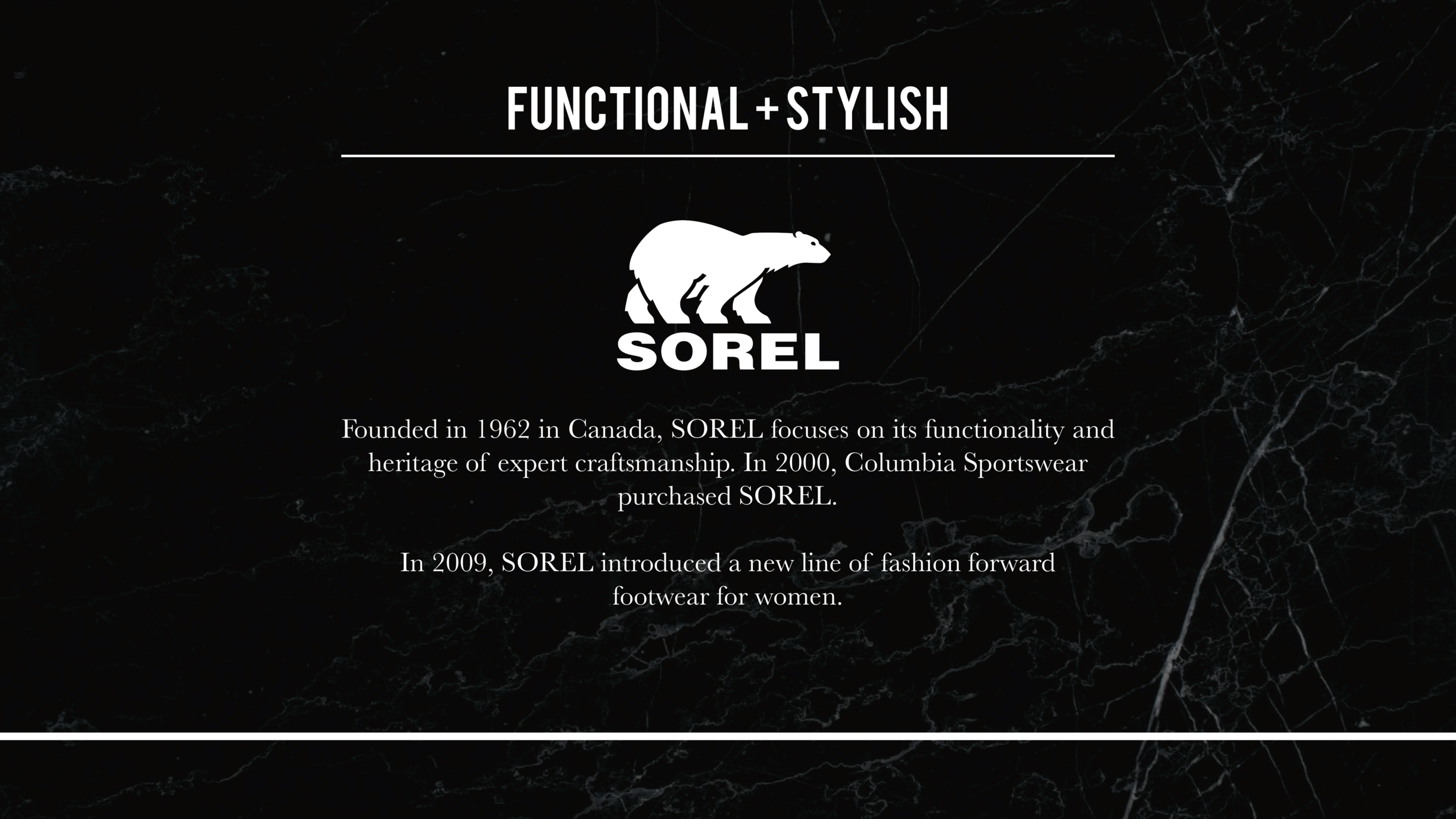 sorel brand