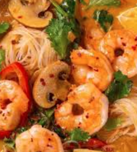 December 8th: Shrimp and Vegetable Thai Red Coconut Curry