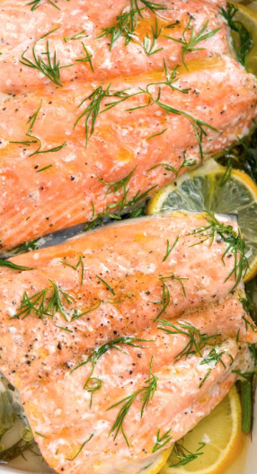 February 10th: Roasted Salmon with Lemon and Dill, Herby Farro, and Honey Glazed Carrots