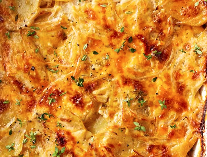 Scalloped Potatoes with Lemon and Thyme