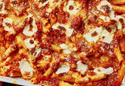 August 14th:  Baked Ziti with an Italian Chop Salad