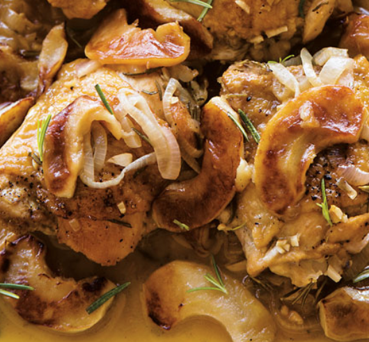 September 28th: Rosemary Apple Cider Chicken (Thighs) with Couscous and Roasted Vegetables