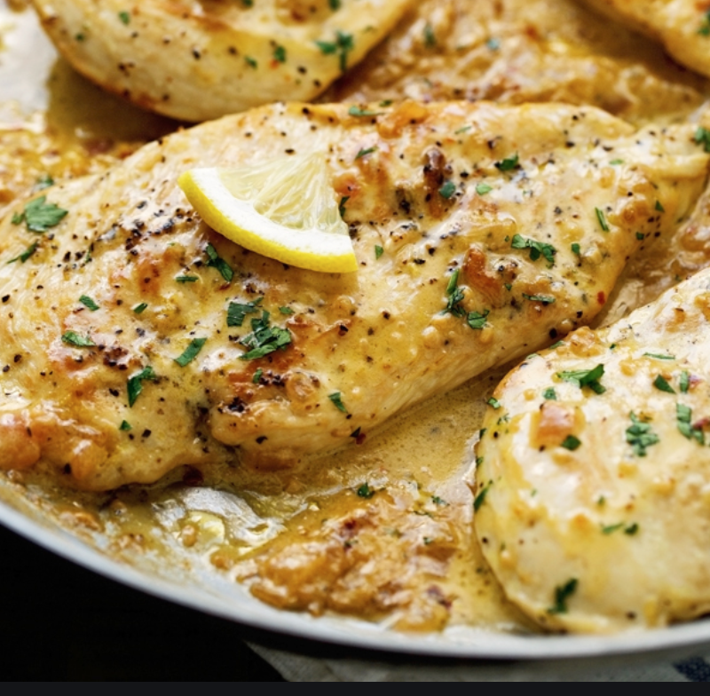 May 15th: Baked Chicken Piccata with Fresh Pasta from The Pasta Shop and a Garden Chop Salad