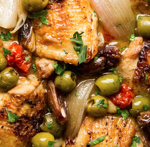 March 26th: Provencal Chicken Thighs with Couscous and Green Beans