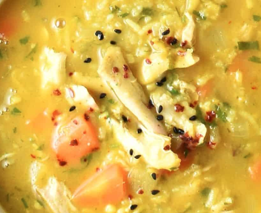 March 23rd: Mulligatawny Soup with Baguette