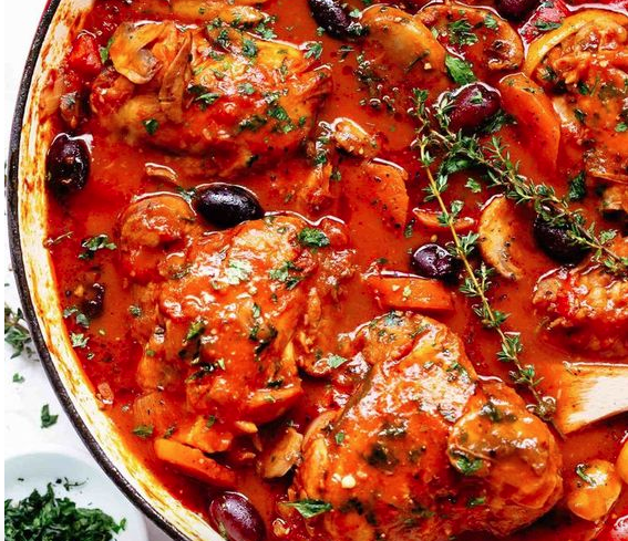 December 19th: Chicken Cacciatore with Penne Pasta from The Pasta Shop