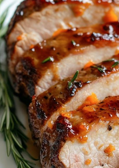 September 23rd: Roasted Pork Loin with Orange Rosemary Marinade,  Roasted Vegetables and Buttered Brown Rice