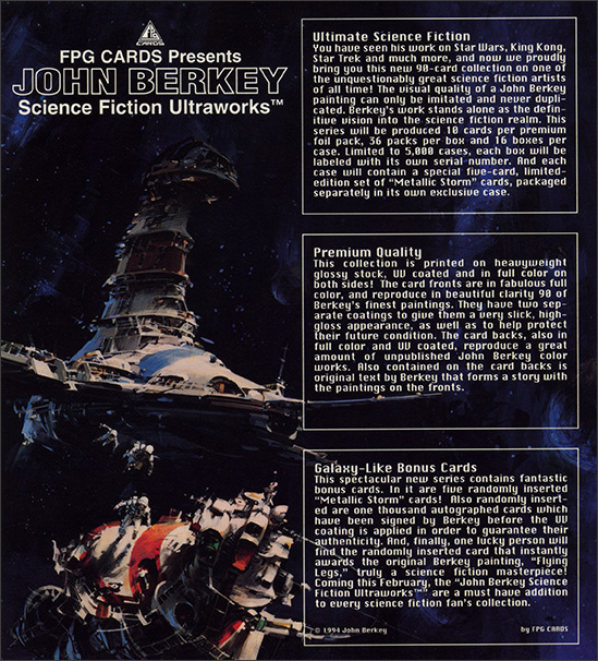 Retraction 1 Berkey 1994 John Berkey Science Fiction Ultraworks #82 Denial 3 