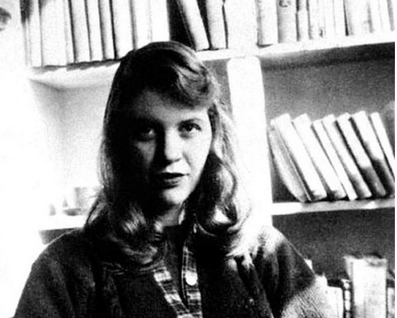 Sylvia Plath. Image from Wikimedia Commons