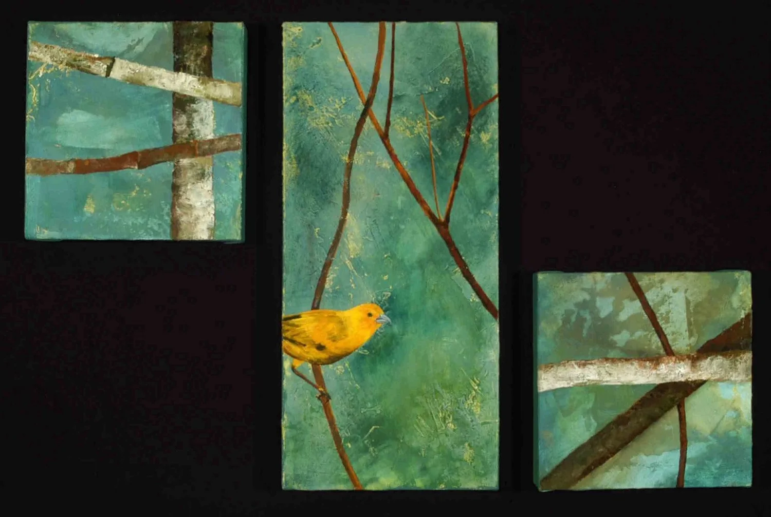 Canary in Forest