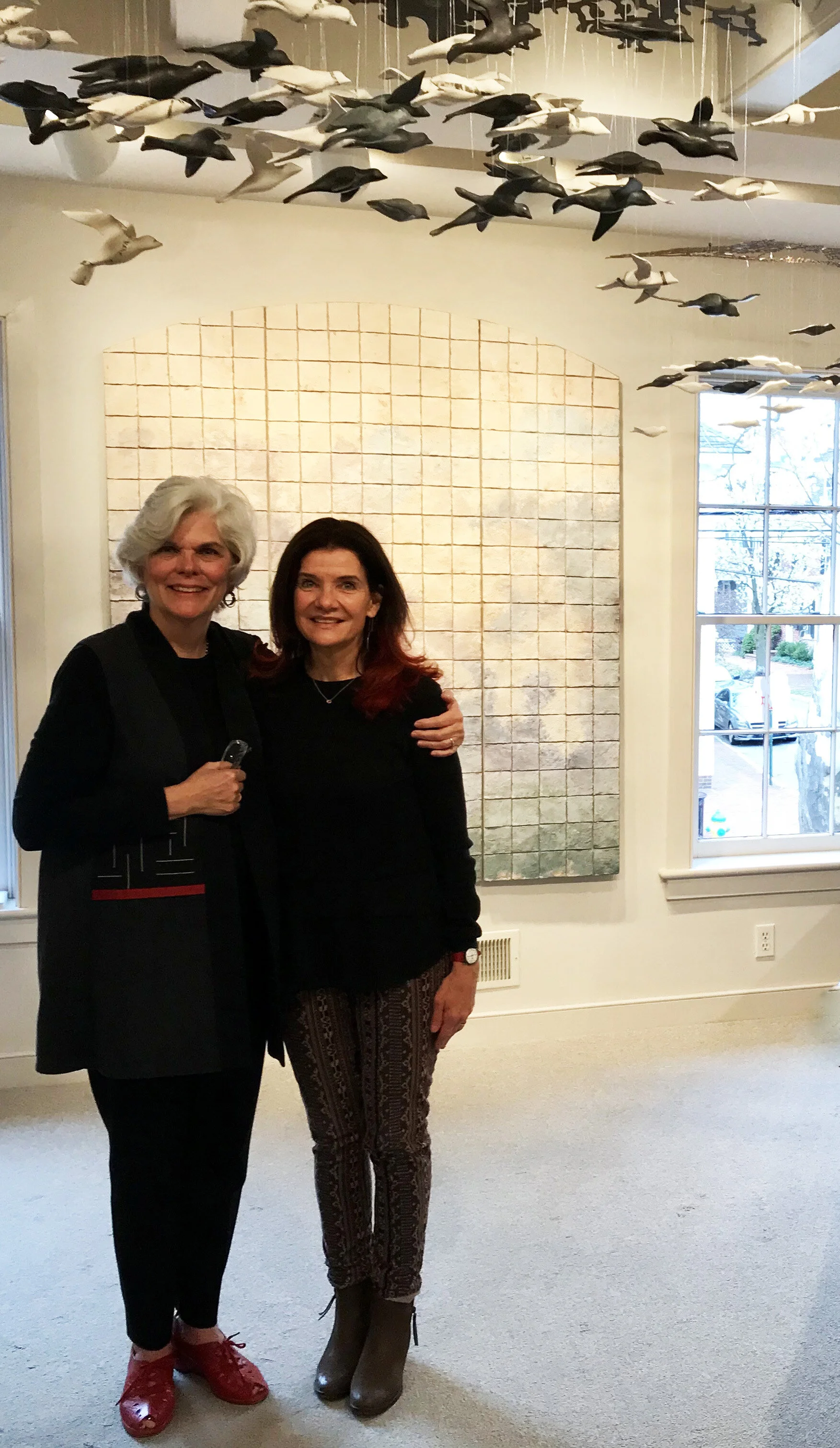 Carla Massoni and Susan Hostetler at Massoniart