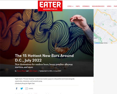 Eater DC 15 Hottest Bars Around DC