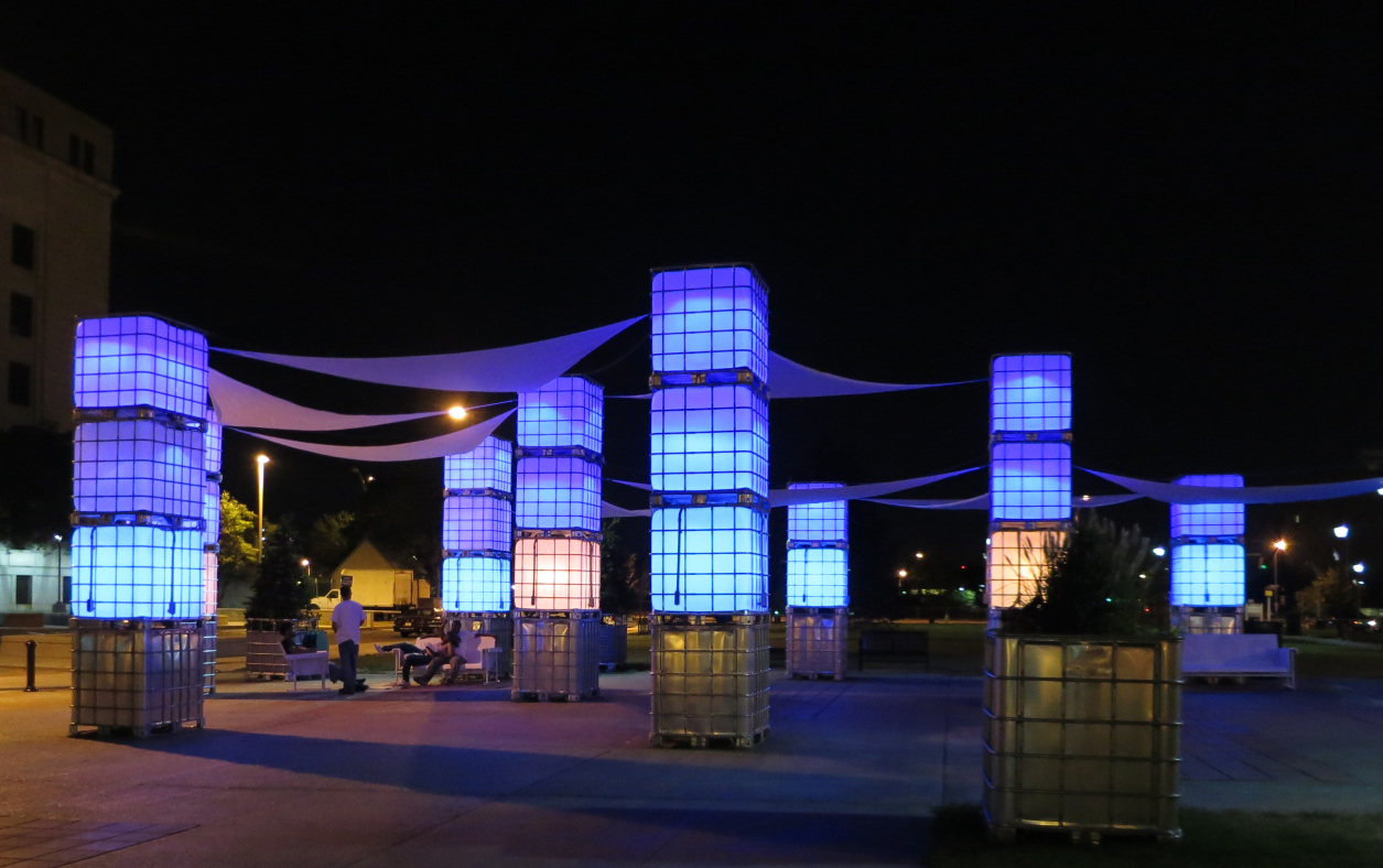 Blue Hour (2014), Camden, NJ. Courtesy of New American Public Art.
