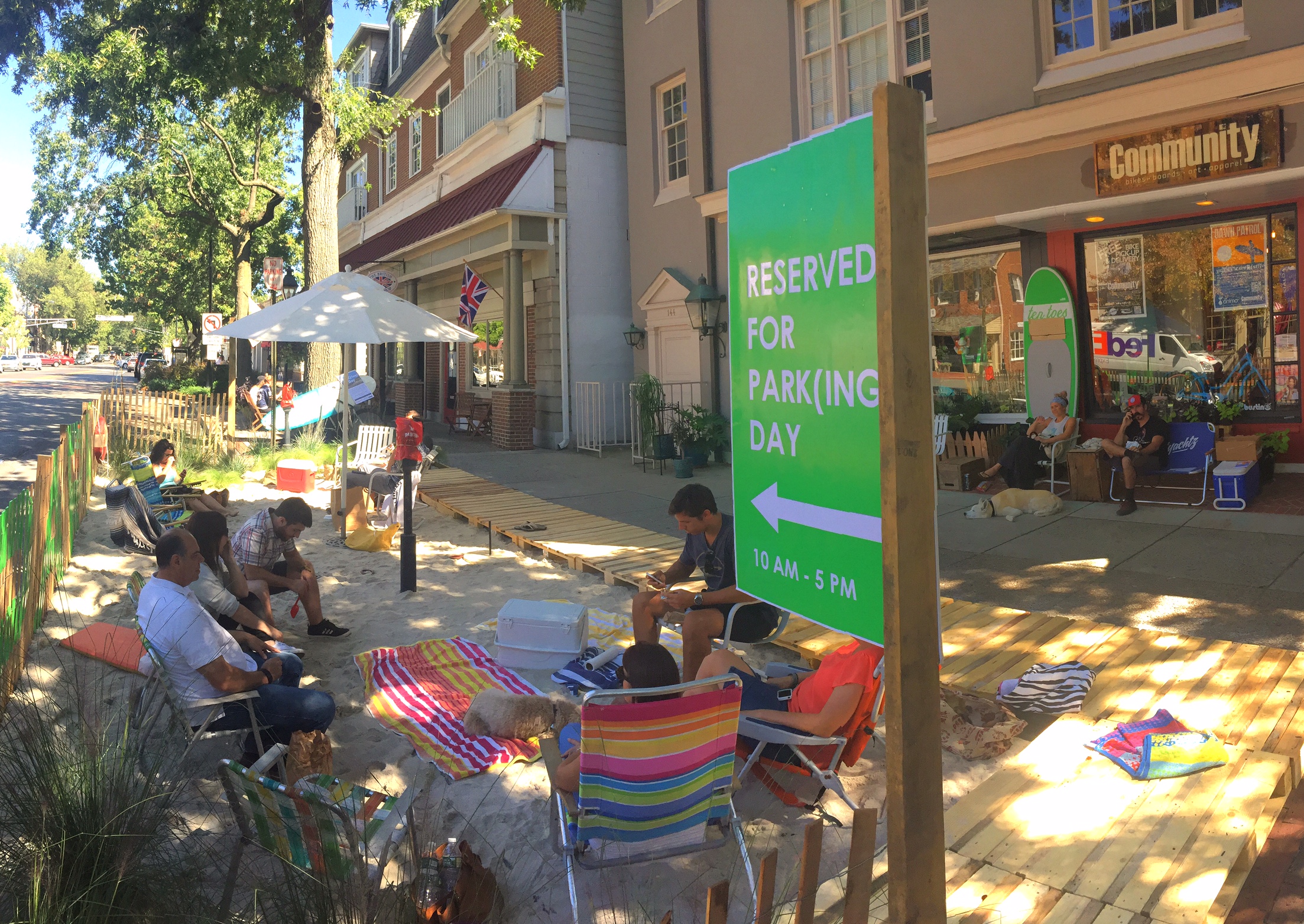 Park(ing) Day 2016, Haddonfield, NJ