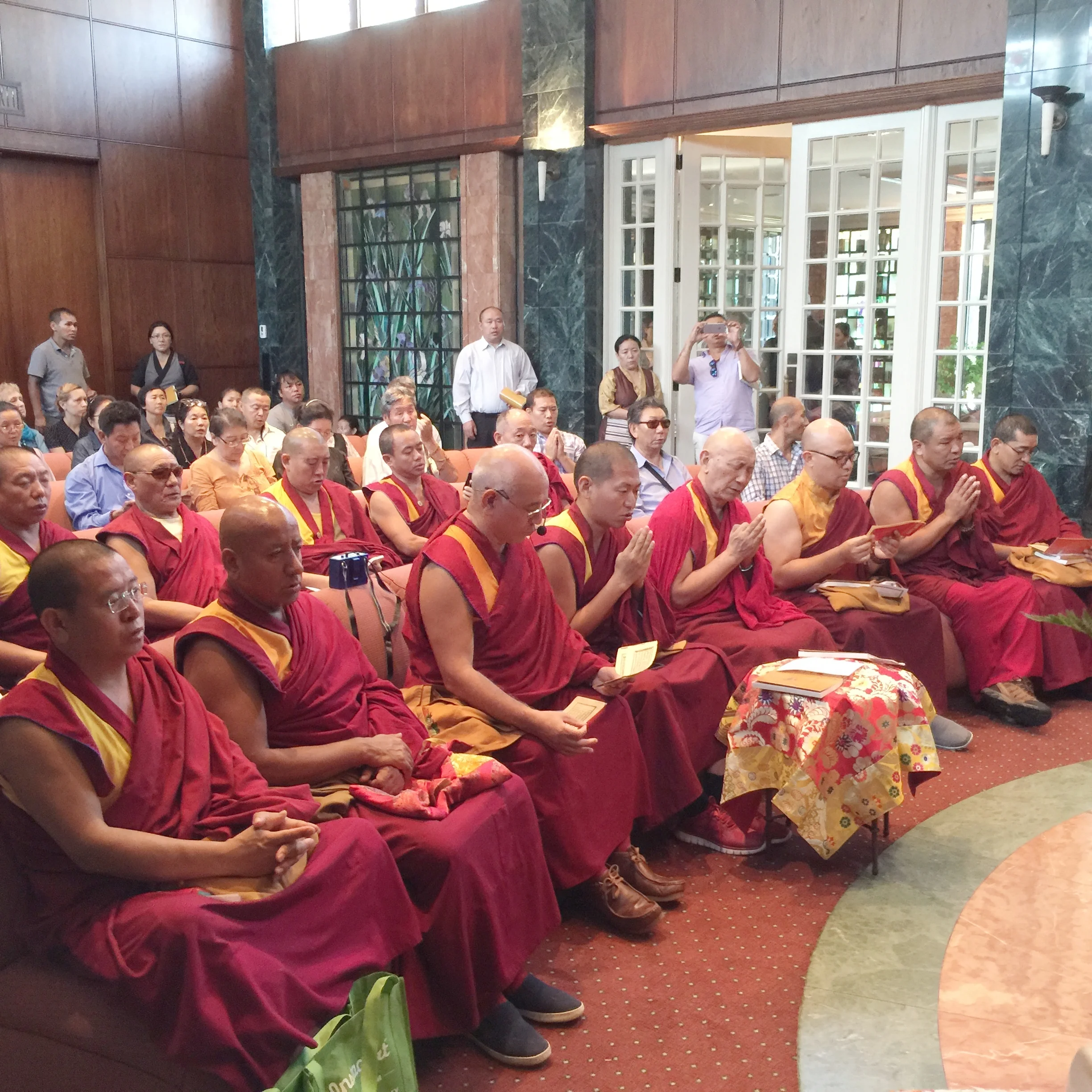 GLORIOUS TIBETAN RITUAL AT GREEN-WOOD'S CREMATORY