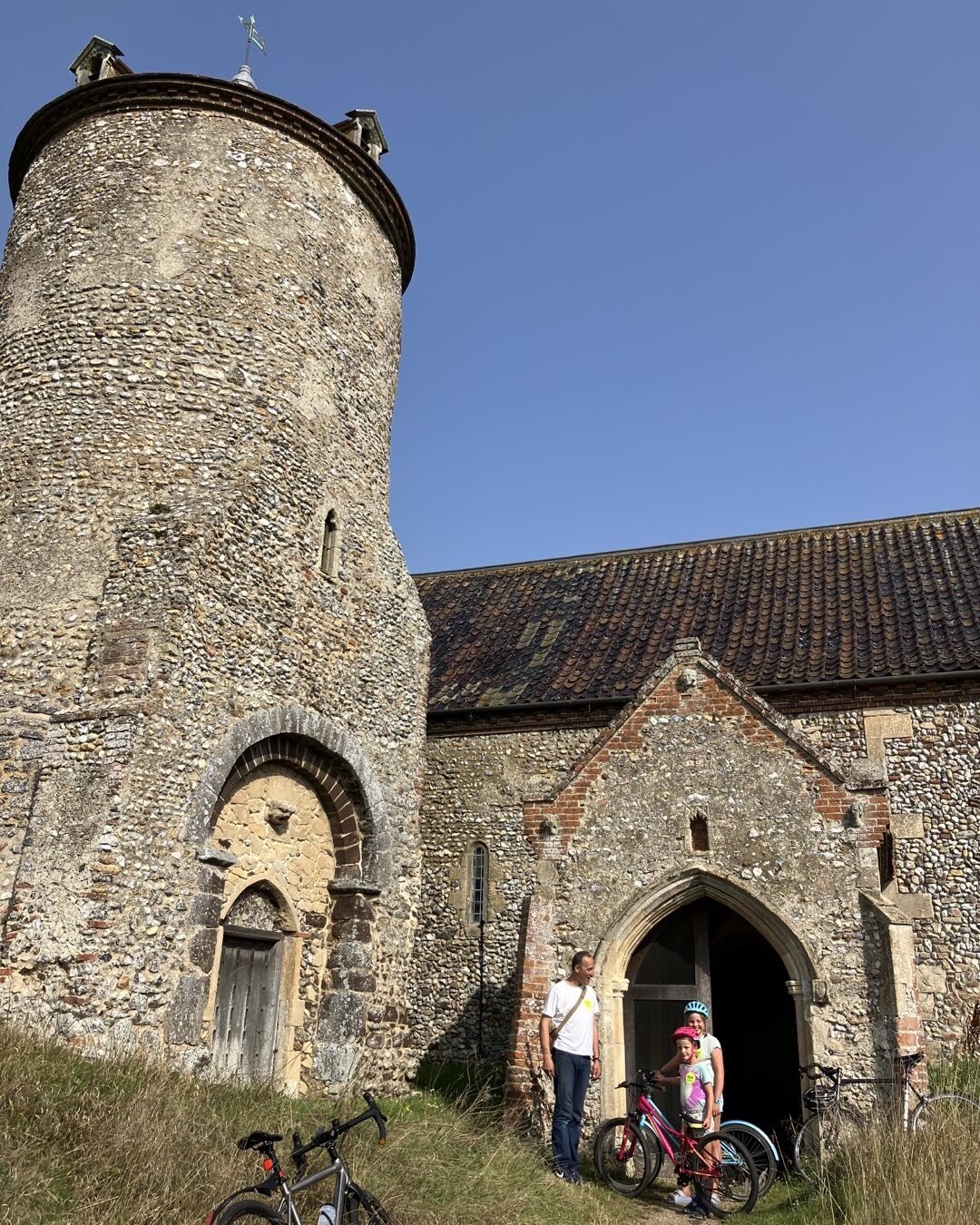 Little Snoring Church. We are having a lovely bike ride for the #norfolkchurchestrust.