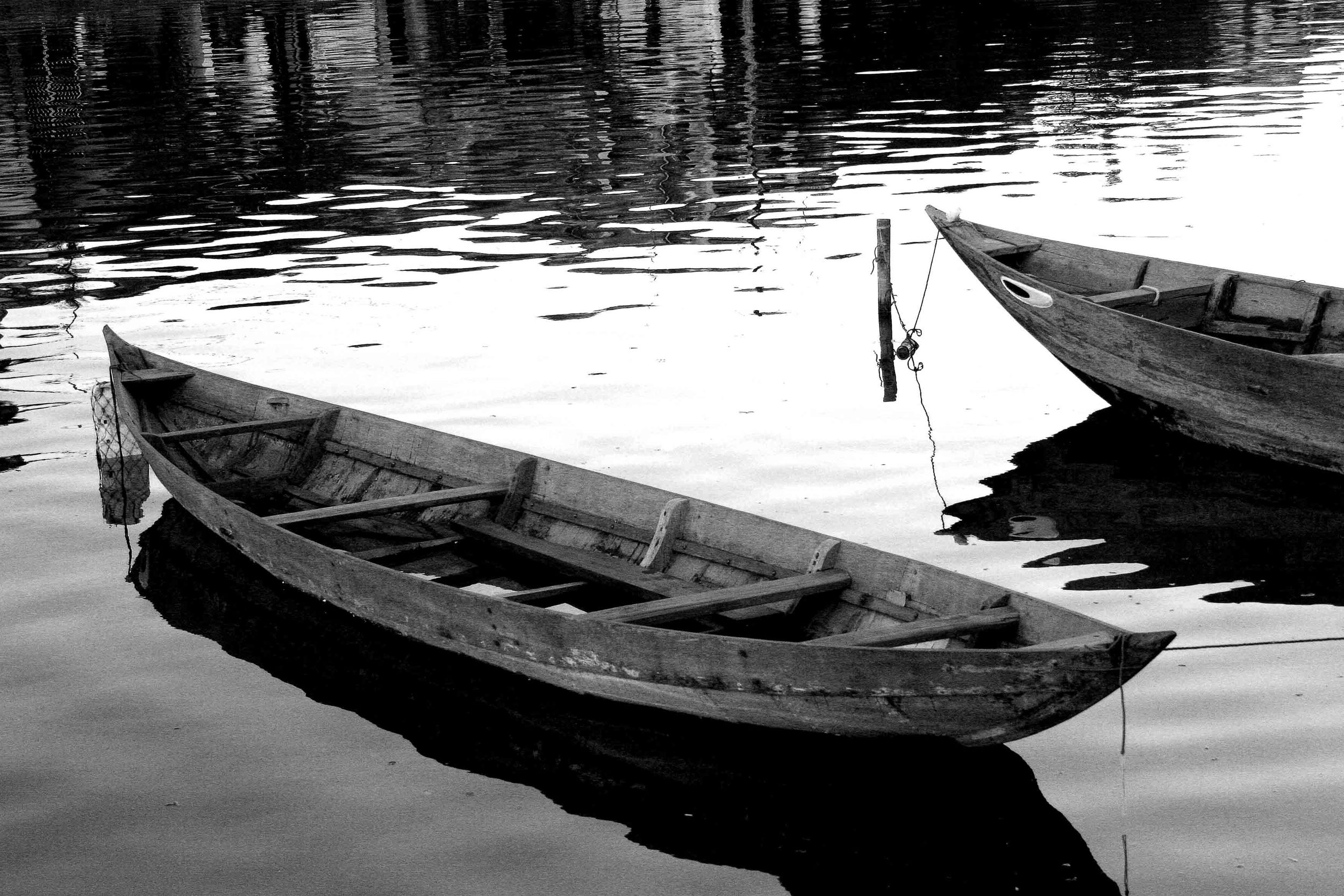 A-River Boat 2A B&W.jpg