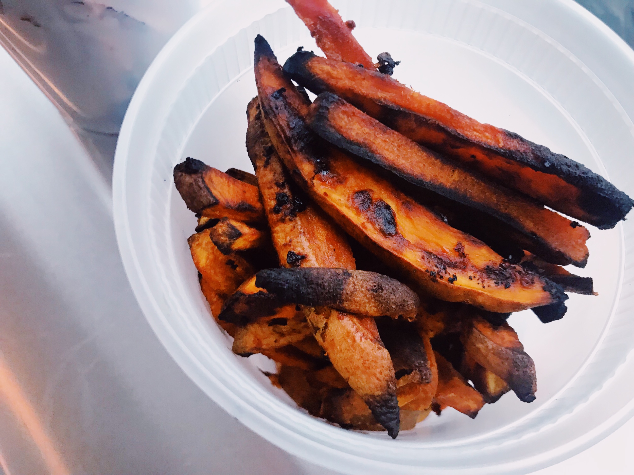 Open Fire Sweet Potato