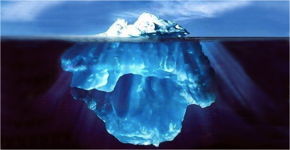  the conscious mind is just the tip of the iceberg