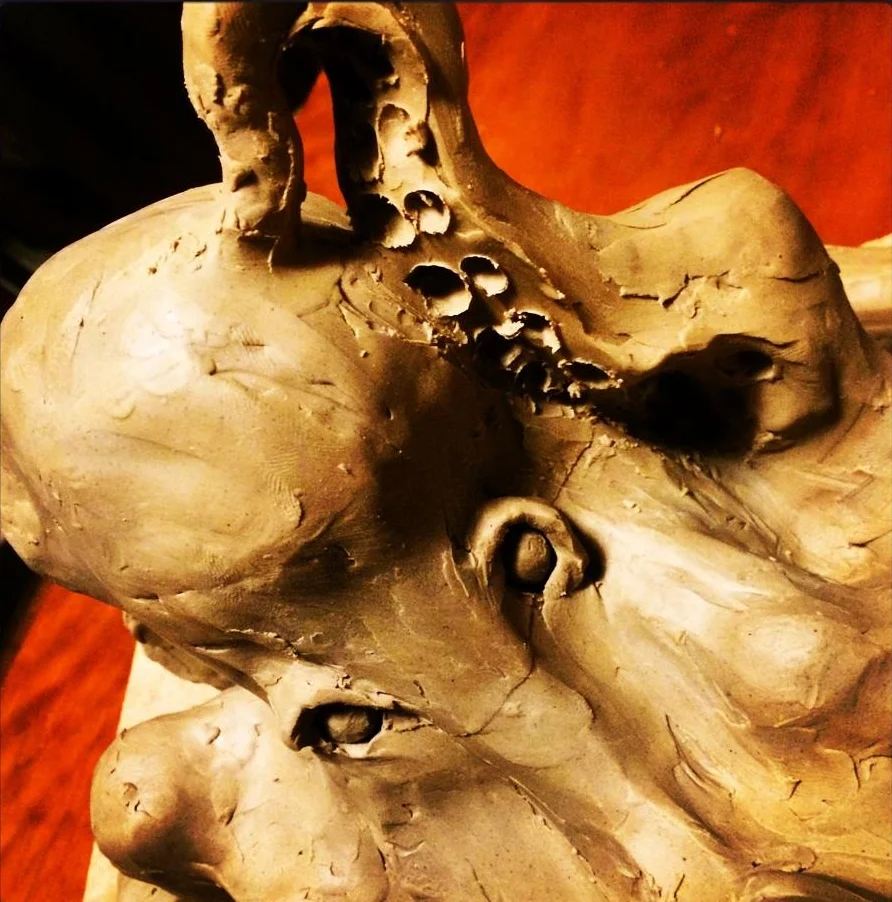 Maquette Detail (Scratching Tentacle)