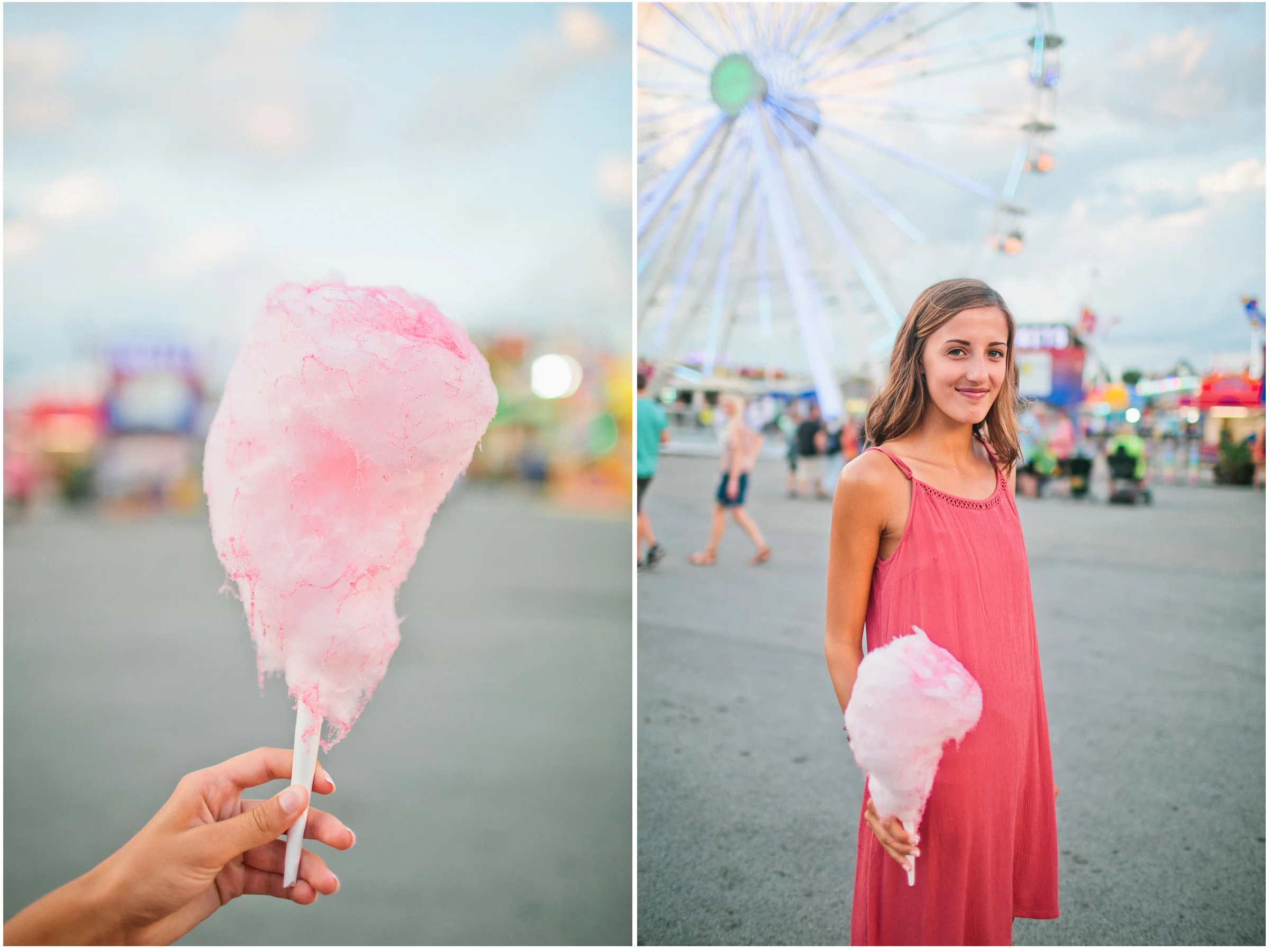 cotton candy at the iowa state fair 