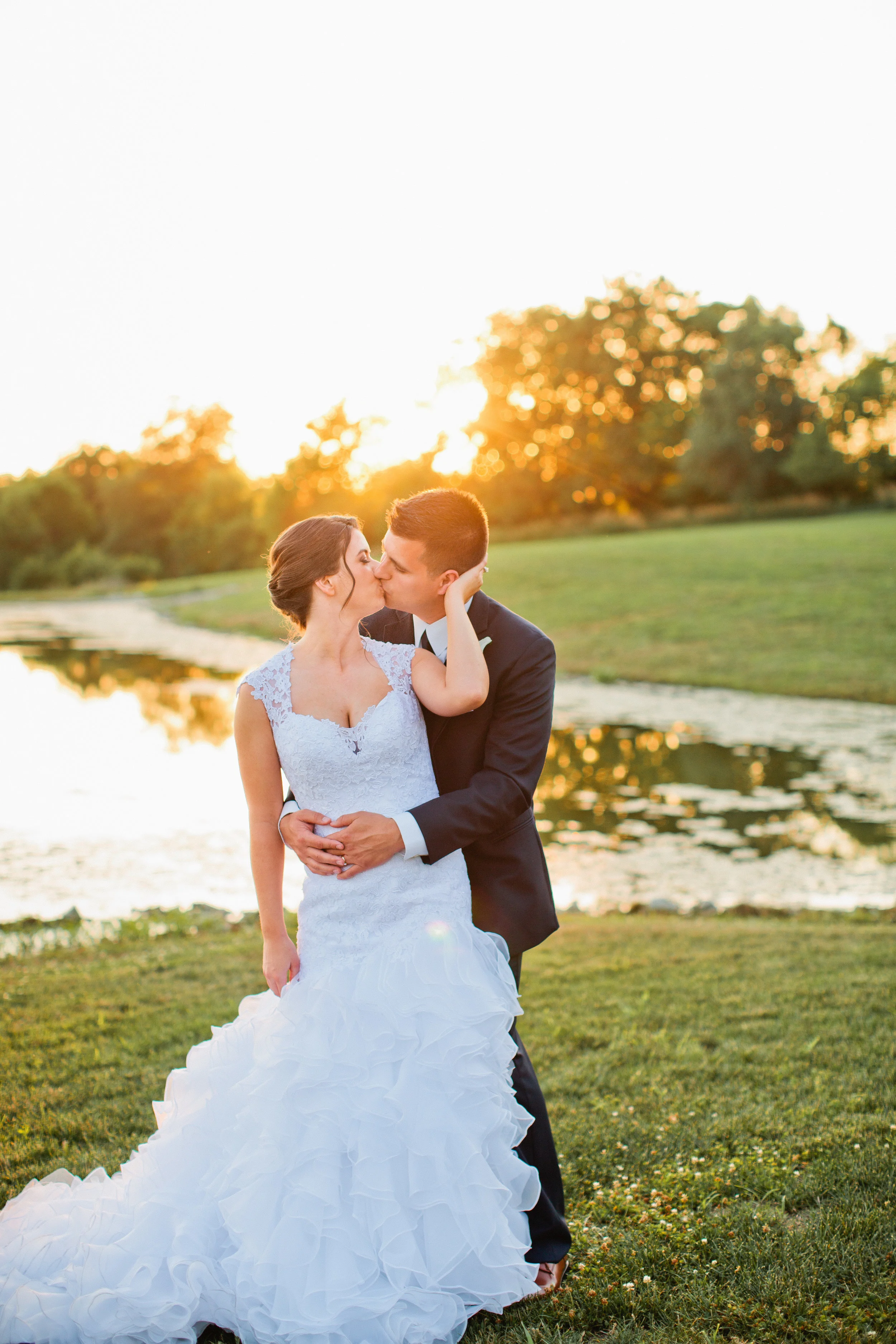 sunset ridge barn wedding photogaphy
