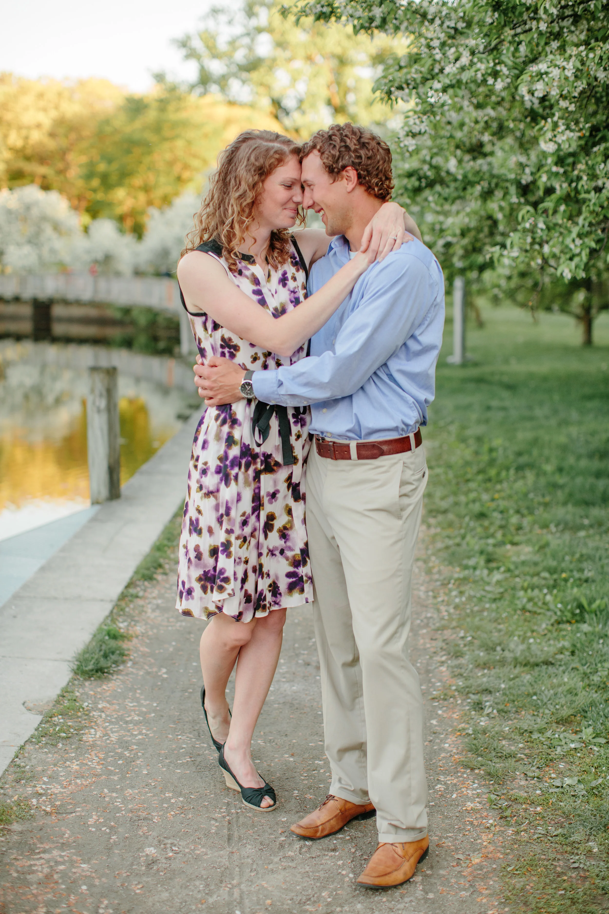 real romantic engagement photos des moines iowa beaverdale