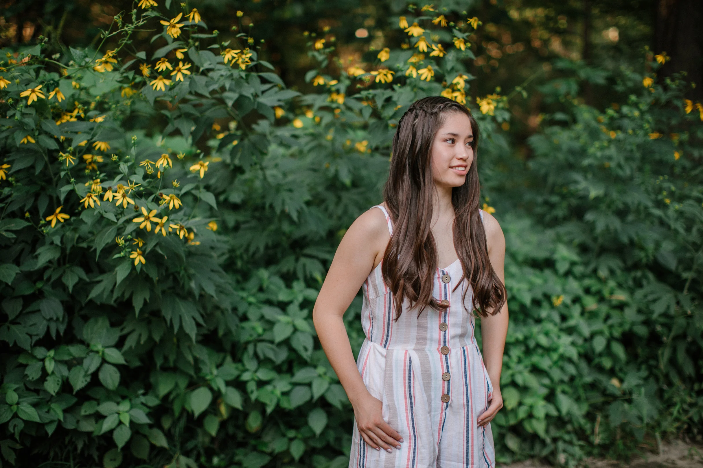 wildflower senior photos iowa
