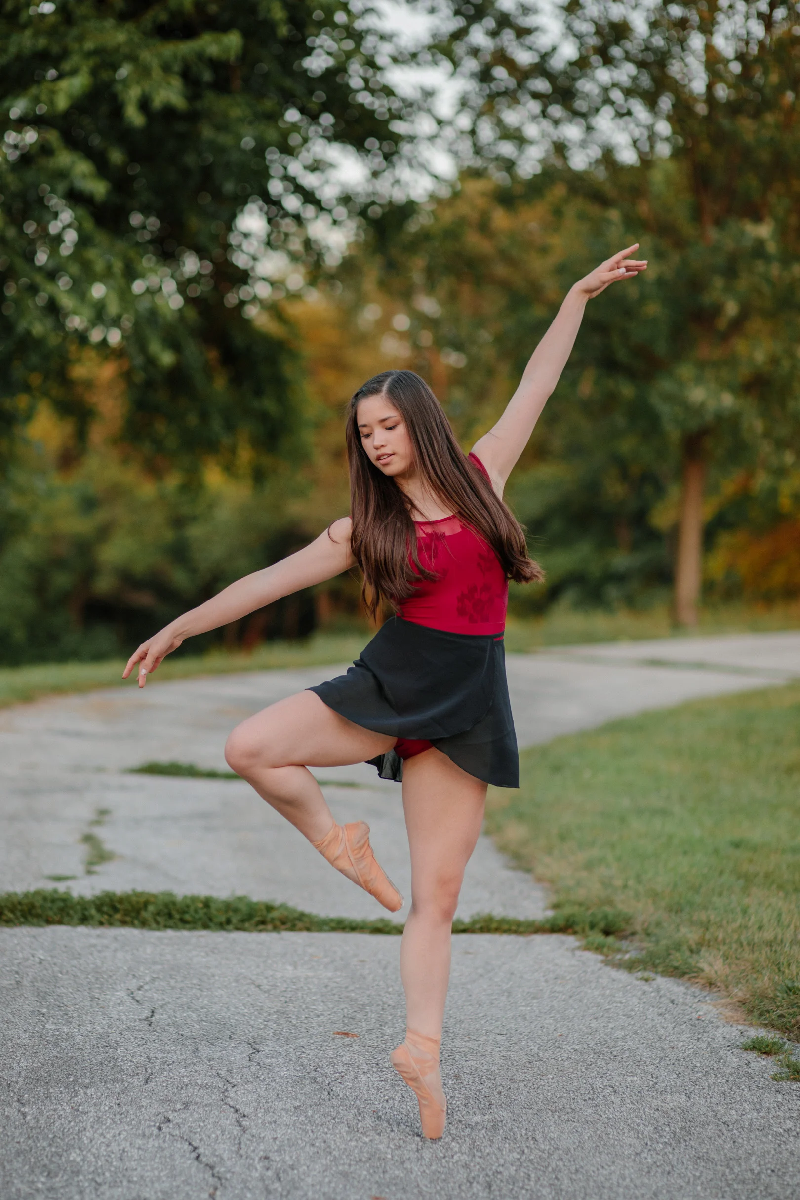 west des moines valley high school senior dance photography